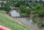 Výhled na výpusť z plumlovské přehrady