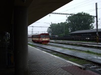 Vlakové nádraží v Prostějově - pršelo takže jsem se vydal vlakem - skoro tímhle