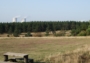 Pohled na Dukovany z rozcestí Nad Mohelenskou stepí